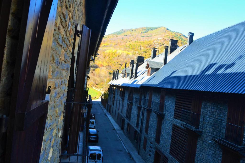 Nespecifikovaný výhled na hory nebo výhled na hory při pohledu z apartmánu