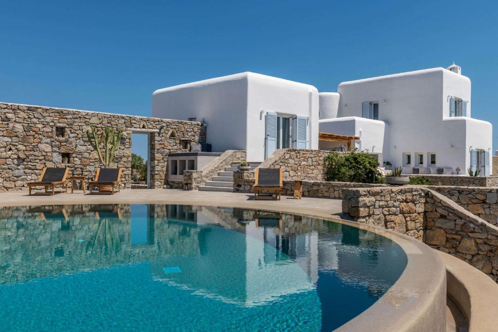Bazén v ubytování Villa Ava Mykonos nebo v jeho okolí