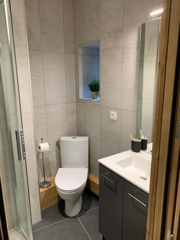 Koupelna v ubytování Maison Cluaran