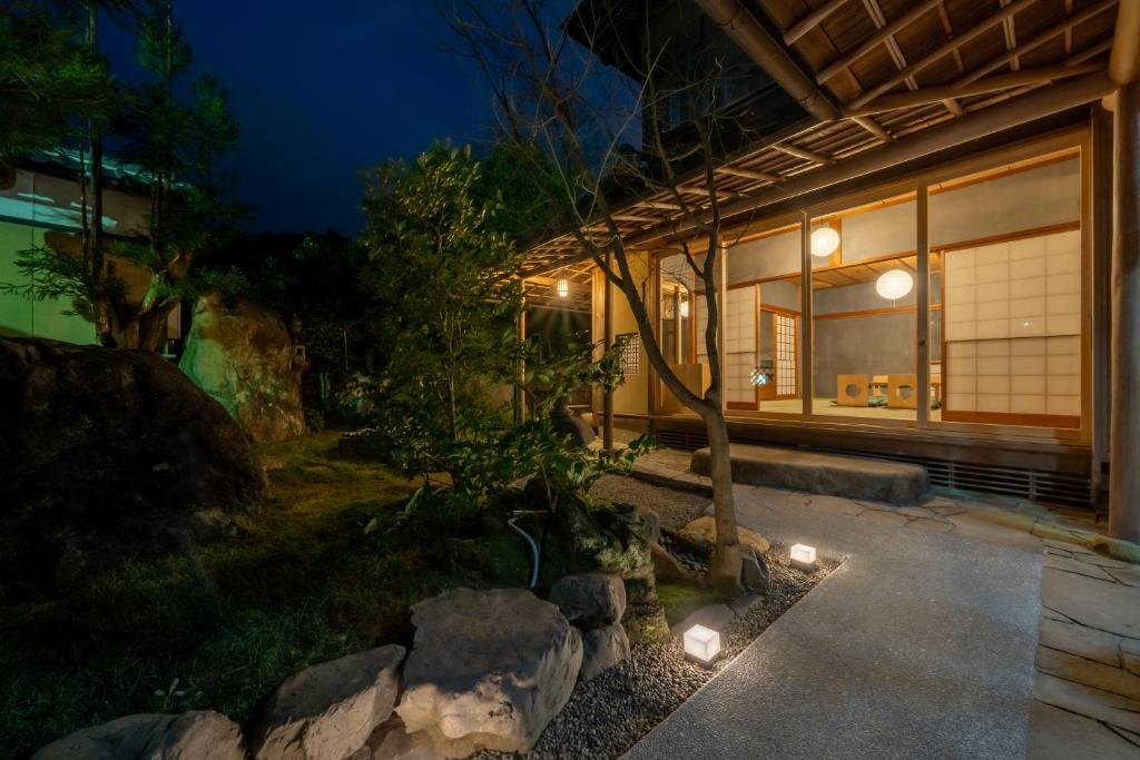Zahrada ubytování Ryokan Yamazaki