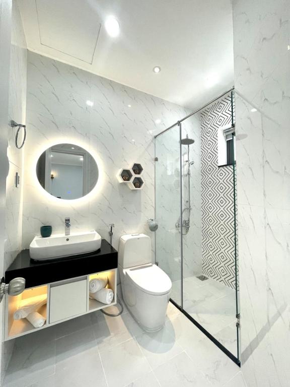 Un baño de An Nhi Hotel