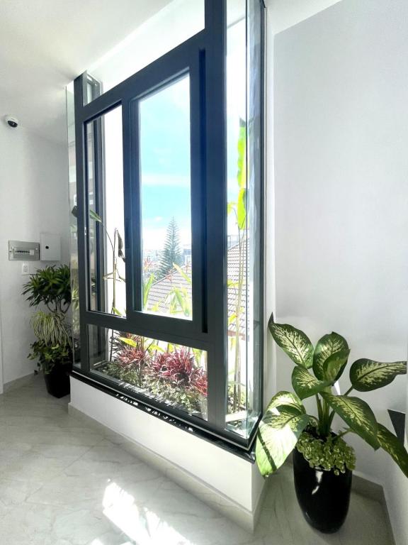 Un jardín fuera de An Nhi Hotel