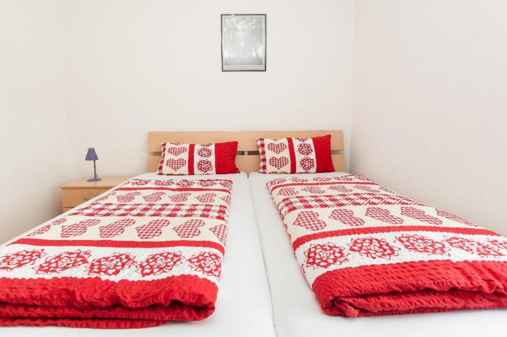 Postel nebo postele na pokoji v ubytování Am Rückerlhof