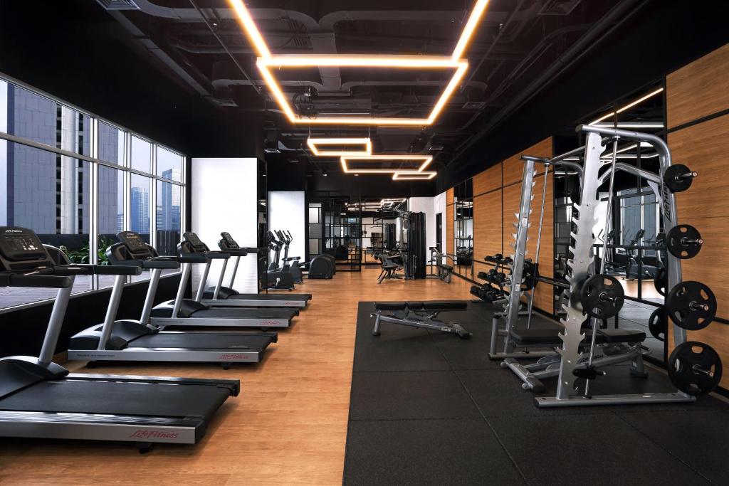 Fitness centrum a/nebo fitness zařízení v ubytování Citadines Sudirman Jakarta