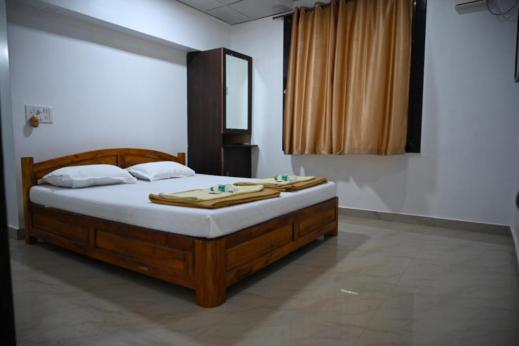 Postel nebo postele na pokoji v ubytování Hotel Chivla Paradise