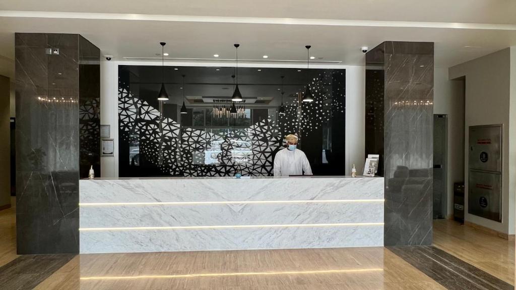 Vstupní hala nebo recepce v ubytování Citadines Al Ghubrah Muscat
