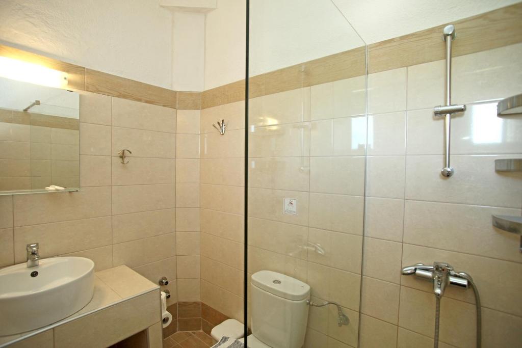 Kúpeľňa v ubytovaní Panorama Siviris