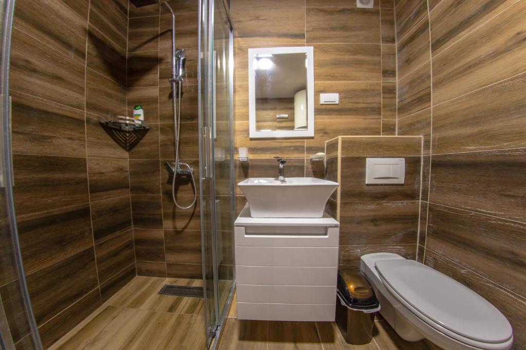 Koupelna v ubytování Apartman Kokin Brod