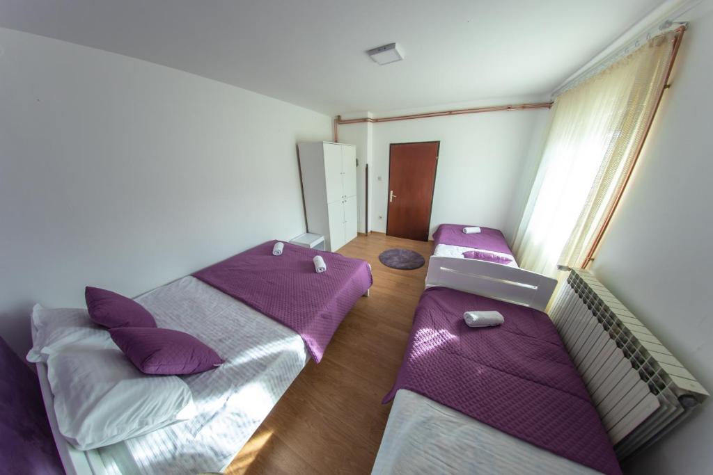 Postel nebo postele na pokoji v ubytování Apartman Kokin Brod