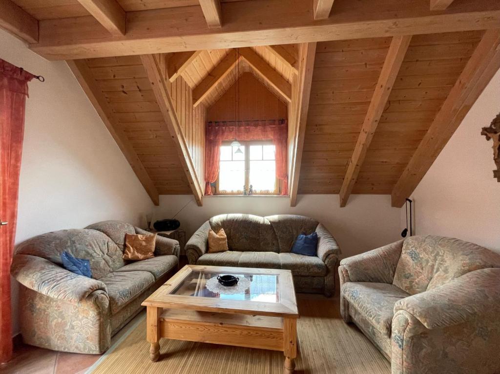 Ferienwohnungen Am Kirchberg Kapplblick - Twee-slaapkamer Appartement