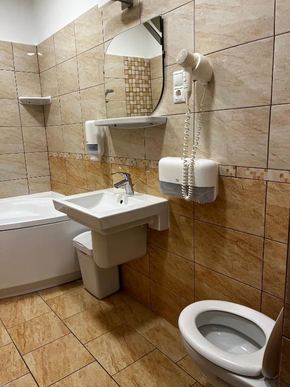 Koupelna v ubytování Nereus Park Hotel