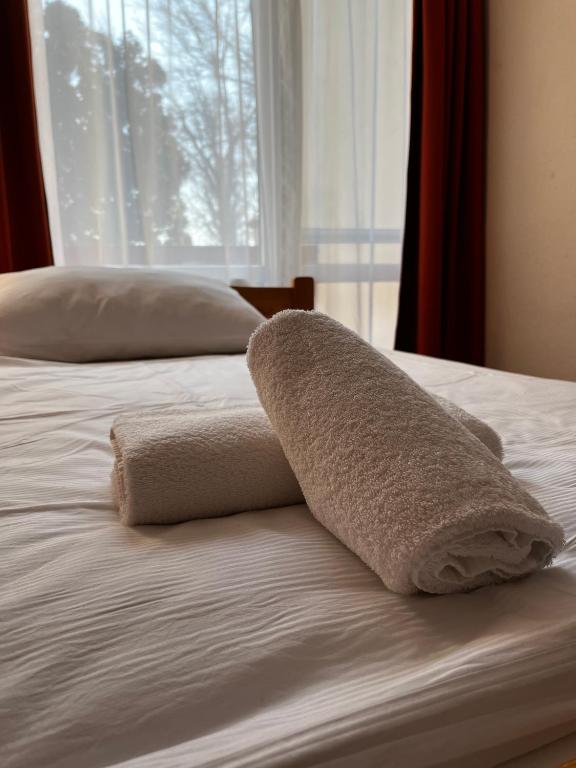 Postel nebo postele na pokoji v ubytování Nereus Park Hotel
