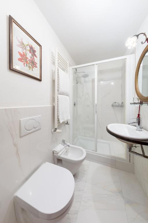 Koupelna v ubytování Residenza La Loggia