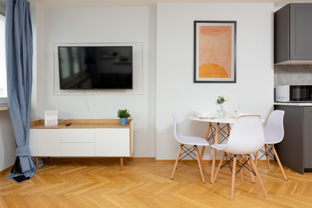 Kuchyňa alebo kuchynka v ubytovaní Apartment Old Town Warsaw by Noclegi Renters