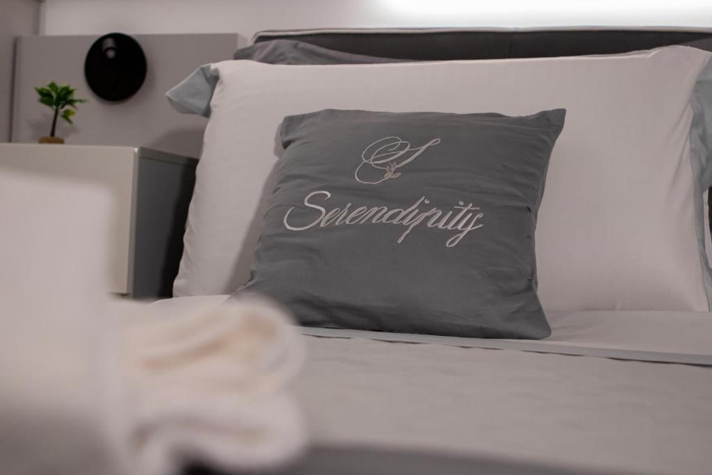 Postel nebo postele na pokoji v ubytování Serendipity B&B