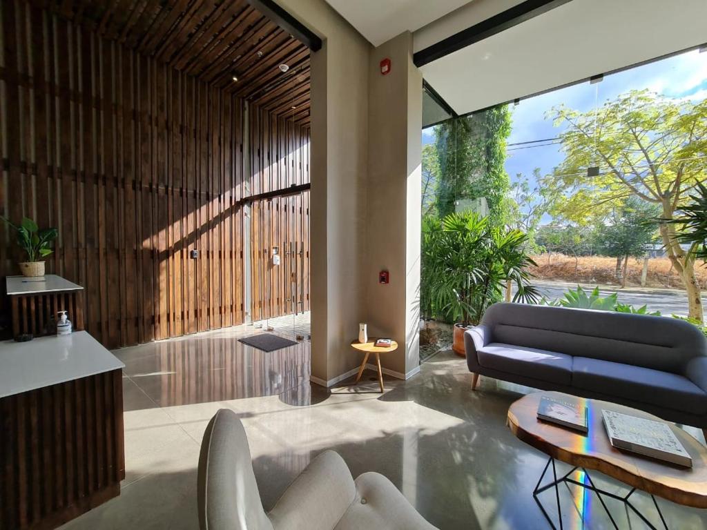 Posezení v ubytování BEE Suites San José - Escalante