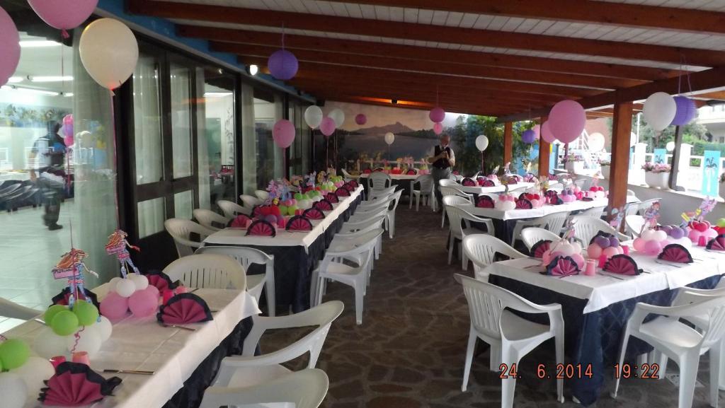 Restaurace v ubytování Hotel Le Palme