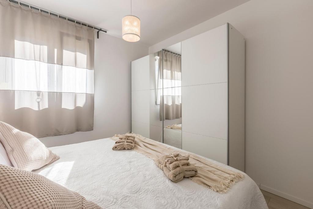 Posteľ alebo postele v izbe v ubytovaní Luxury rooftop apartment Zalato