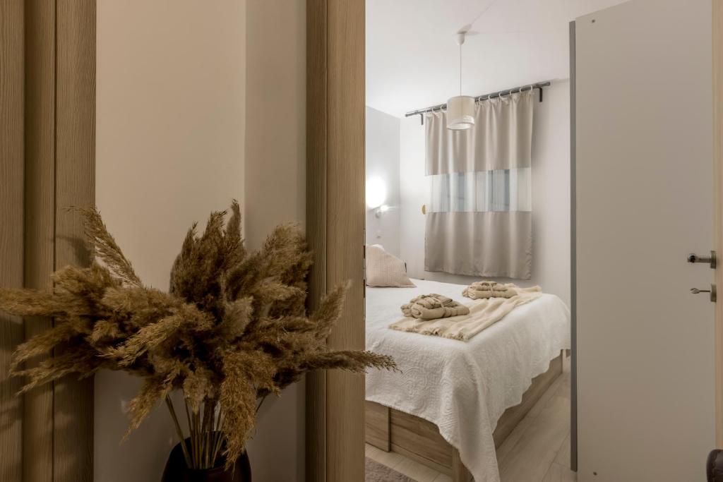 Posteľ alebo postele v izbe v ubytovaní Luxury rooftop apartment Zalato
