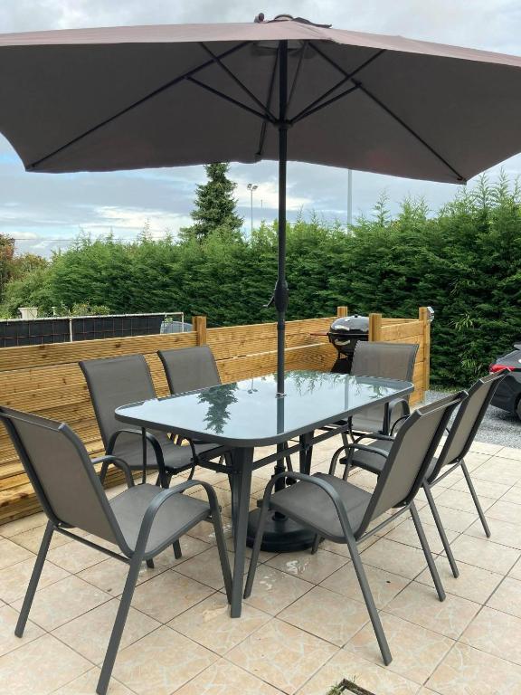 Patio nebo venkovní prostory v ubytování Le Loft