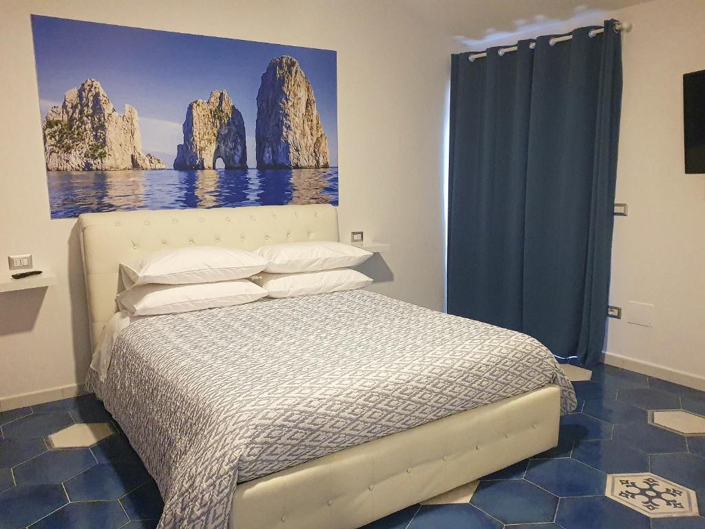Posteľ alebo postele v izbe v ubytovaní Setteabbracci Suite & Apartments