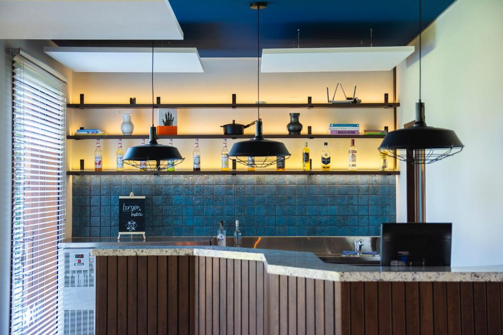 Cucina o angolo cottura di Borgen Hotel