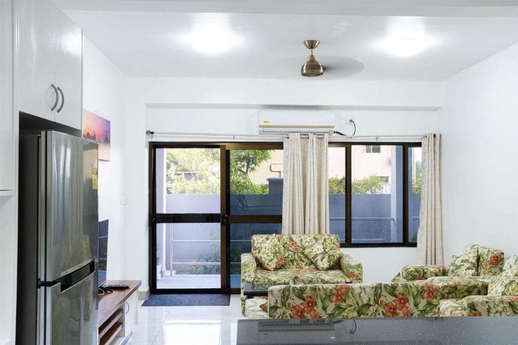 Kuchyň nebo kuchyňský kout v ubytování Coastal Suites Fiji
