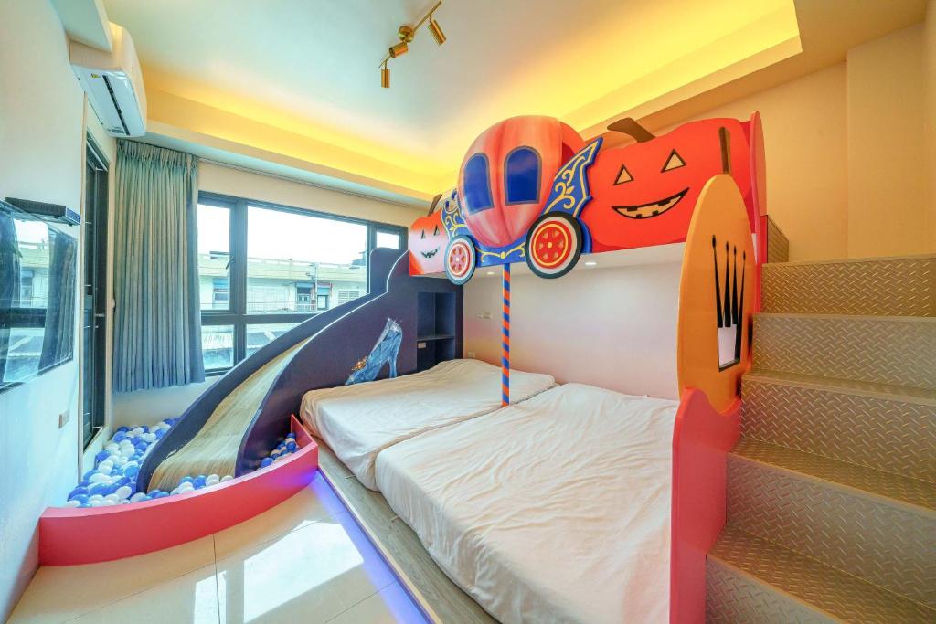 Postel nebo postele na pokoji v ubytování Jinduo Family Homestay