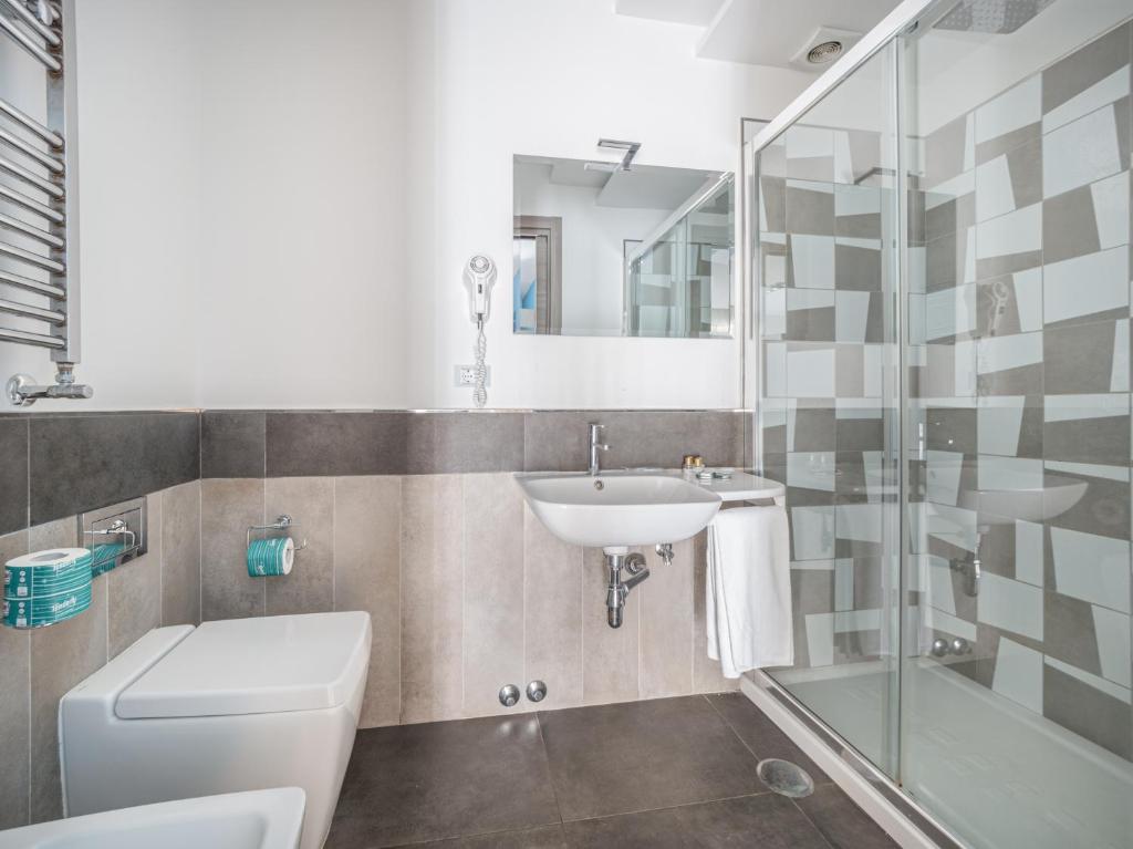 Koupelna v ubytování Orange Suites - De Vivo Realty Sorrento