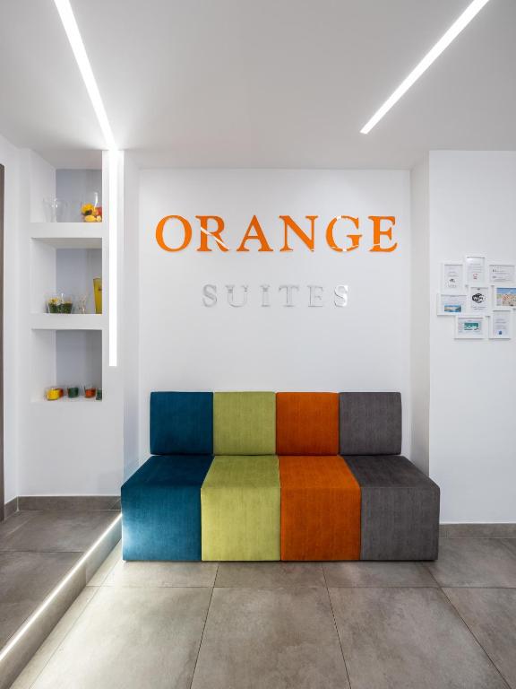 Posezení v ubytování Orange Suites - De Vivo Realty Sorrento