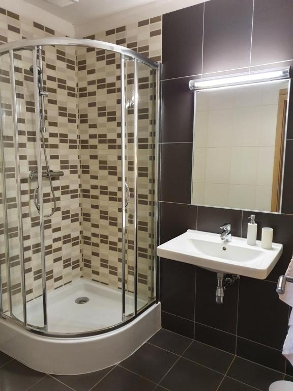 Kúpeľňa v ubytovaní Apartman RYSY D4