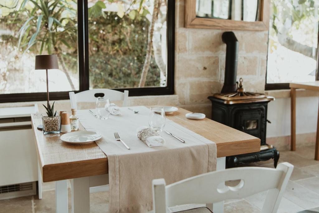 Canne Bianche Lifestyle Hotelにあるレストランまたは飲食店