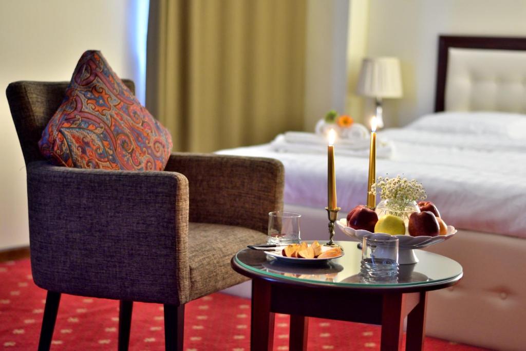 Hotel Shumonにあるベッド