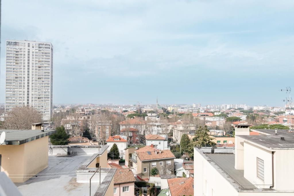 Výhľad na mesto Rimini alebo výhľad na mesto priamo z apartmánu