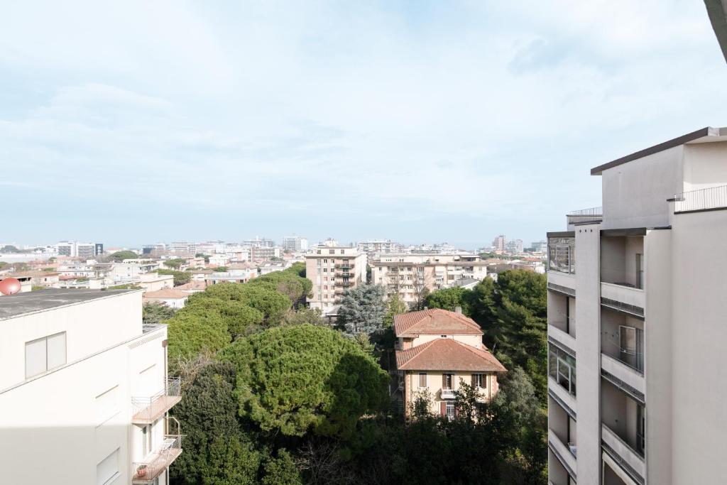 Výhľad na mesto Rimini alebo výhľad na mesto priamo z apartmánu