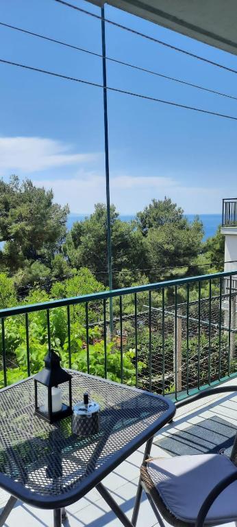 Balkón nebo terasa v ubytování Beach Apartment Milena