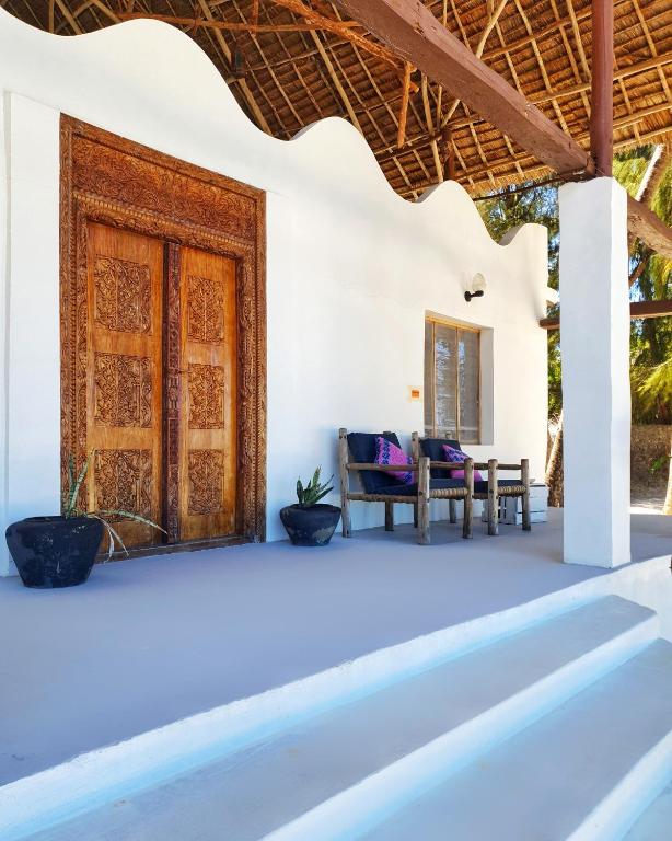 Posezení v ubytování Blue Palm Zanzibar