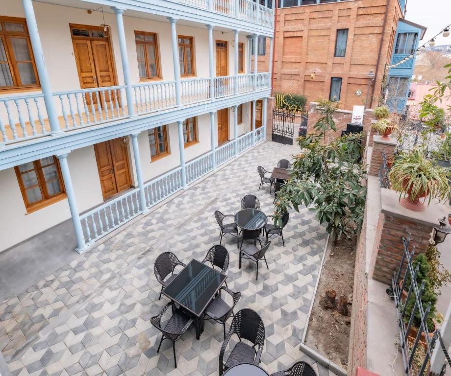 Balkón nebo terasa v ubytování Betlemi Hotel