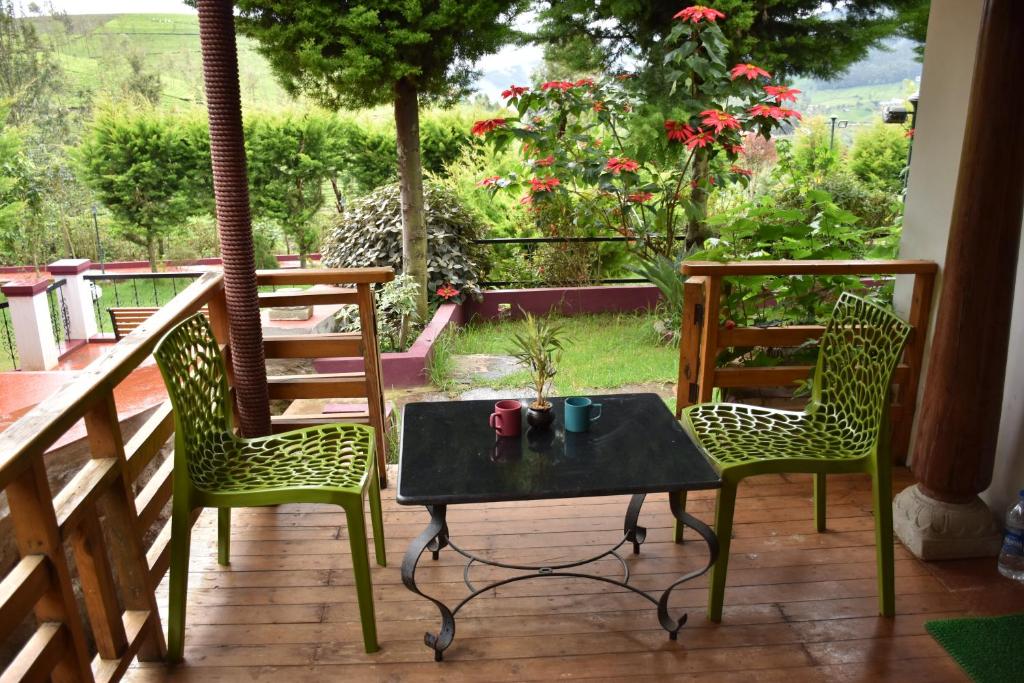 Zahrada ubytování Green Nest Resort Ooty