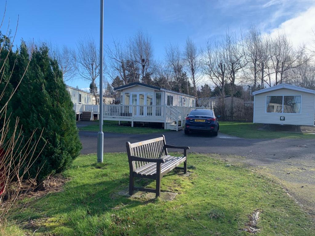 Zahrada ubytování Charming 5-Beds Caravan in beautiful Seton Sands
