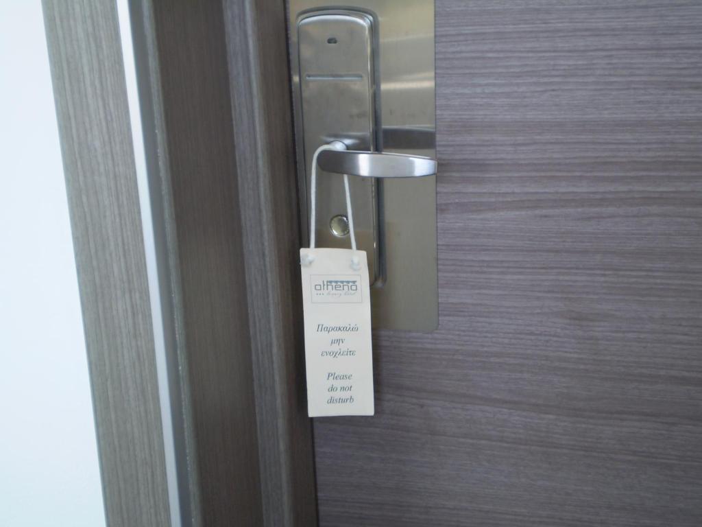 Koupelna v ubytování Athena Hotel