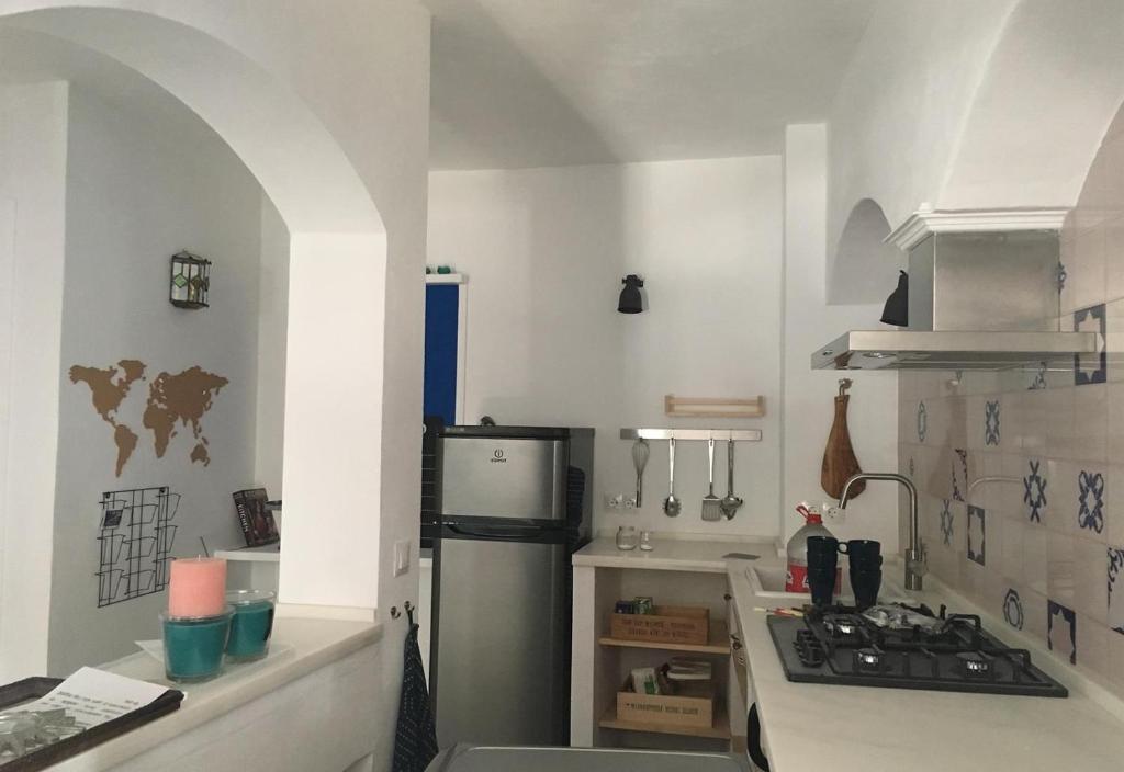 Kuchnia lub aneks kuchenny w obiekcie Algarrobo Azul