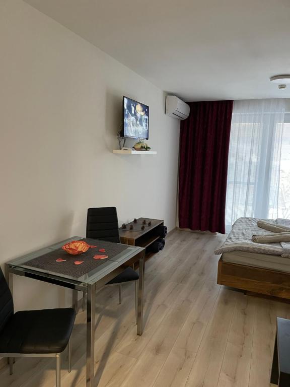 TV a/nebo společenská místnost v ubytování Apartmán Diamond 2