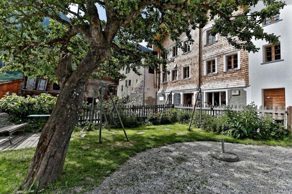 Zahrada ubytování BnB Chez Pia