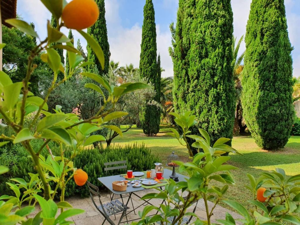 Zahrada ubytování HOTEL et APPARTEMENTS DOMAINE DES CLOS - Teritoria