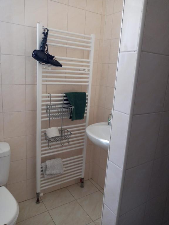 Kúpeľňa v ubytovaní Apartmány Božka