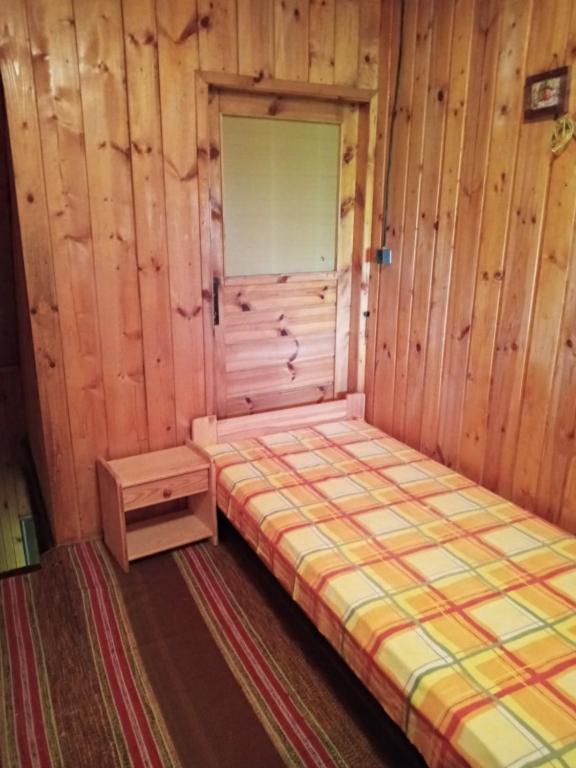Postel nebo postele na pokoji v ubytování Chata Tereza