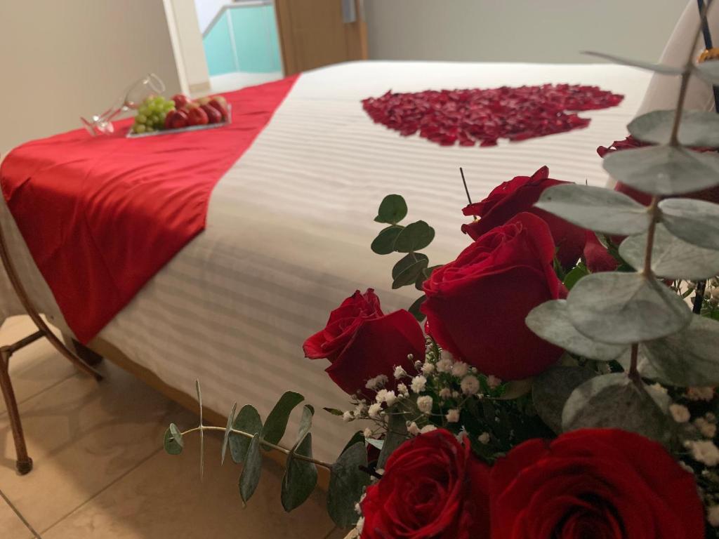 Postel nebo postele na pokoji v ubytování Rymma Hotel
