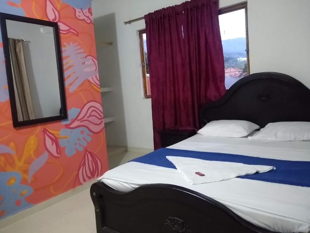 Postel nebo postele na pokoji v ubytování Casa Pacha