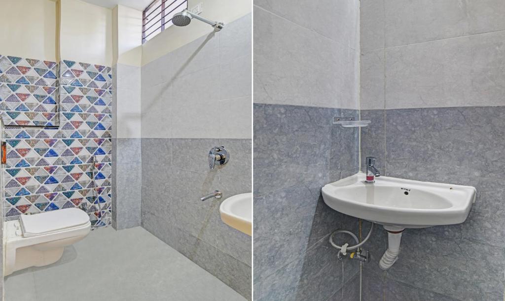 Koupelna v ubytování Hotel Anand Shree,Indore